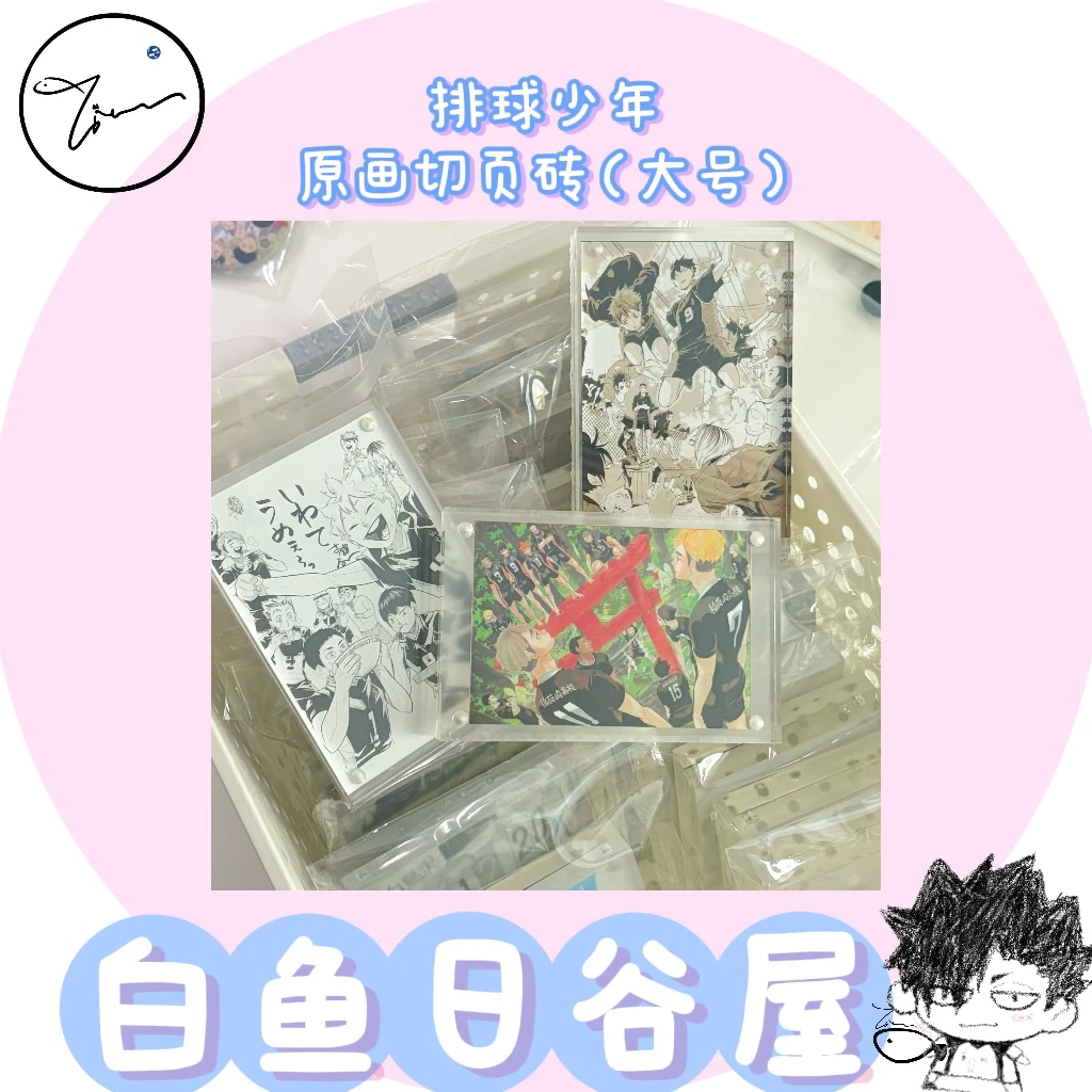 【白鱼】排球少年 原画切页亚克力砖（大号8）