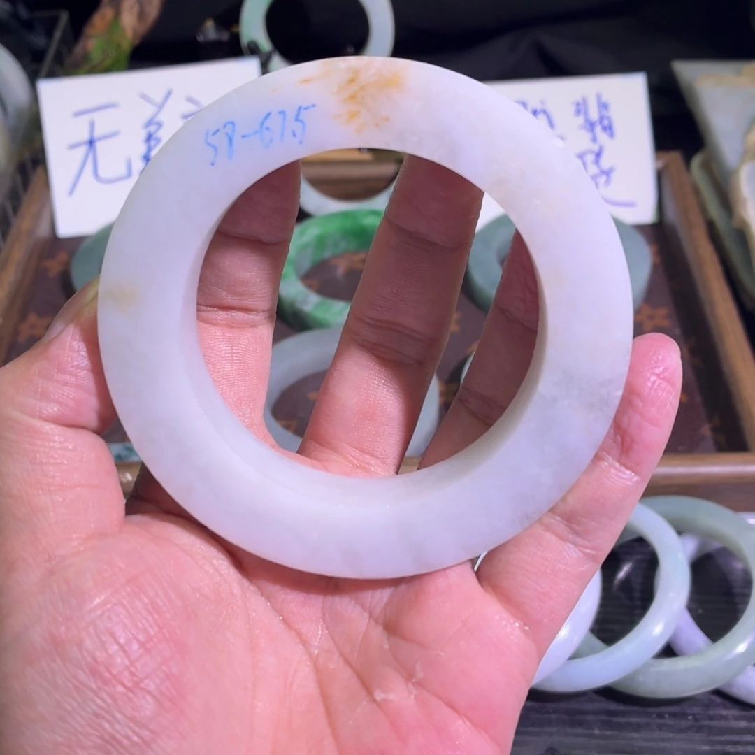 定制翡翠未镶嵌天然纹理随机，追求完美者慎拍