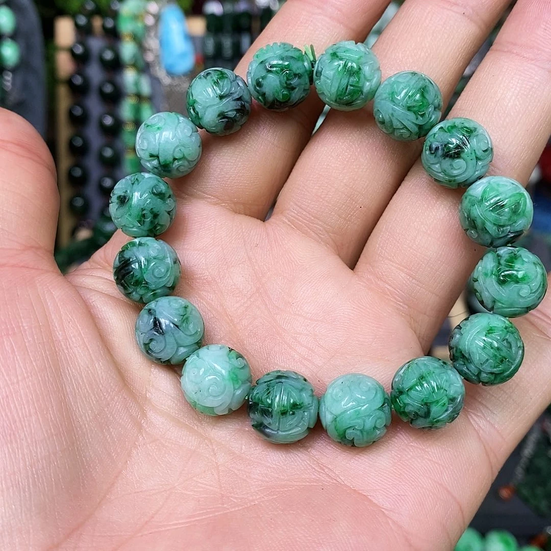 未镶嵌手链翡翠悠**月漂亮美眉