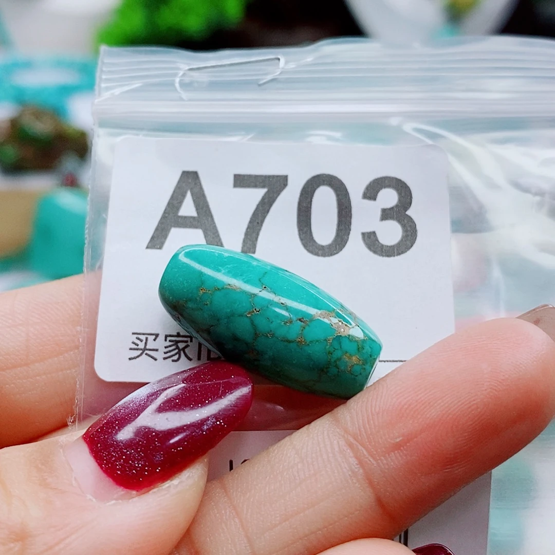 神***奇绿松石未镶嵌颈饰