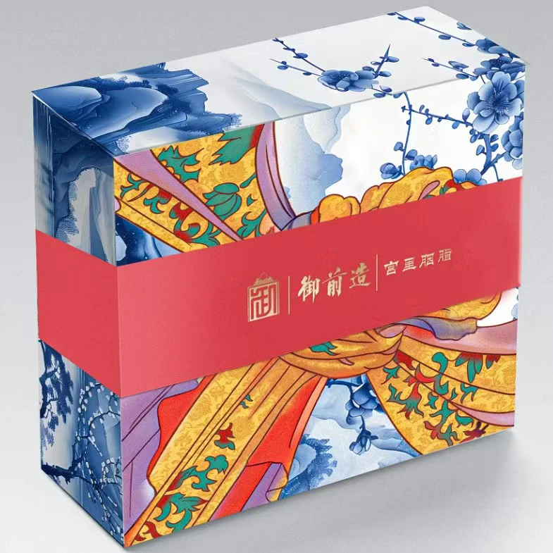 御前造胭脂礼盒卓文后出品古法胭脂四大美人系列情人节礼物