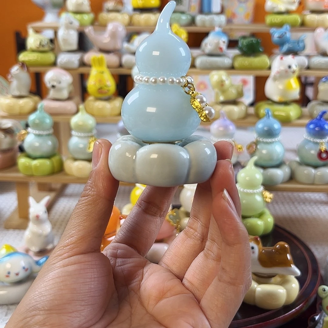 陶瓷转转纯蓝色系