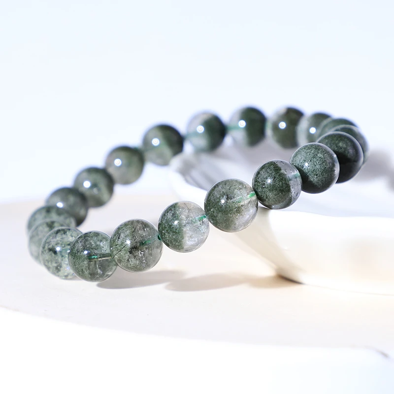 水晶手链 绿幽灵水晶手串合集7m-11m合集