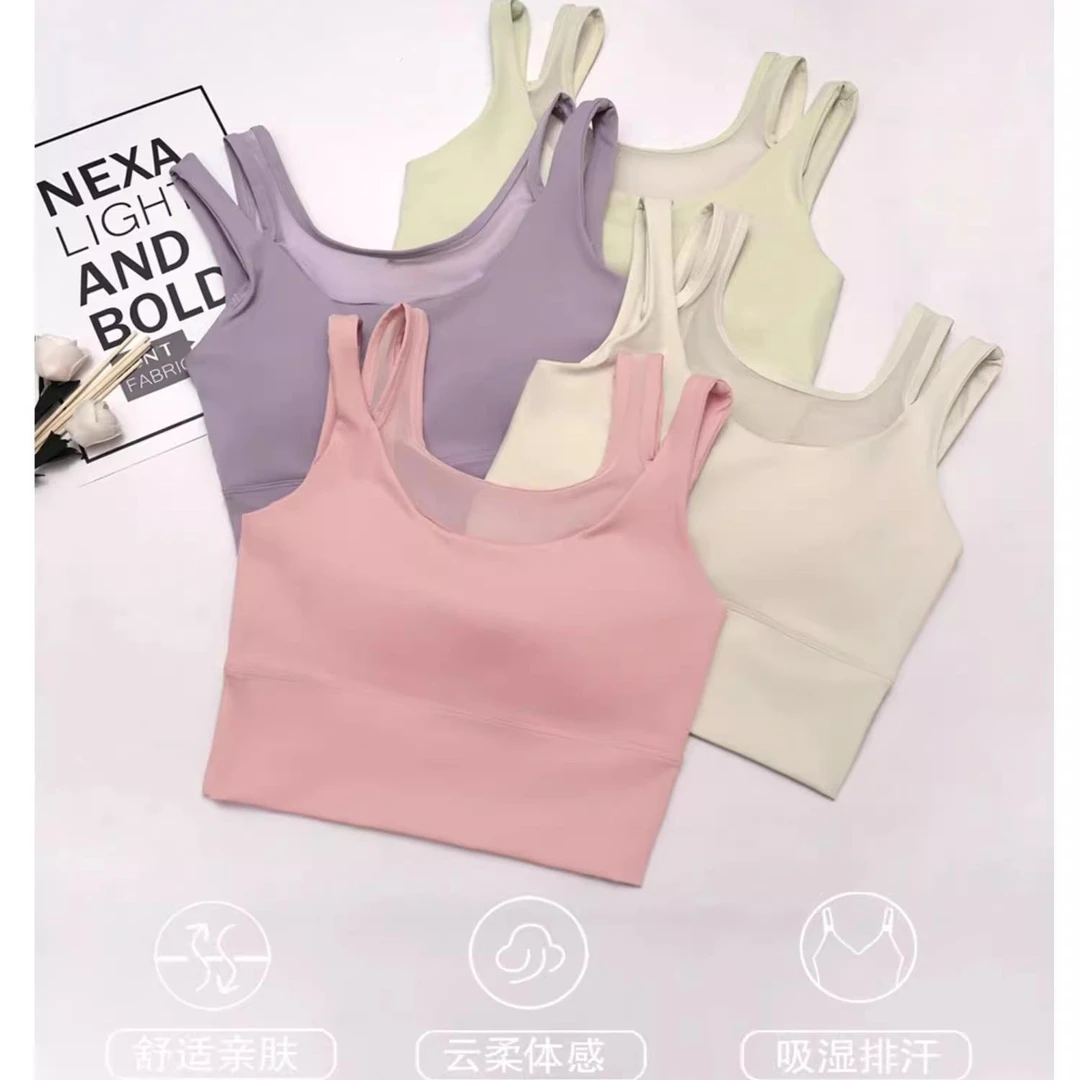 山茶73号假两件运动文胸LUWX-007