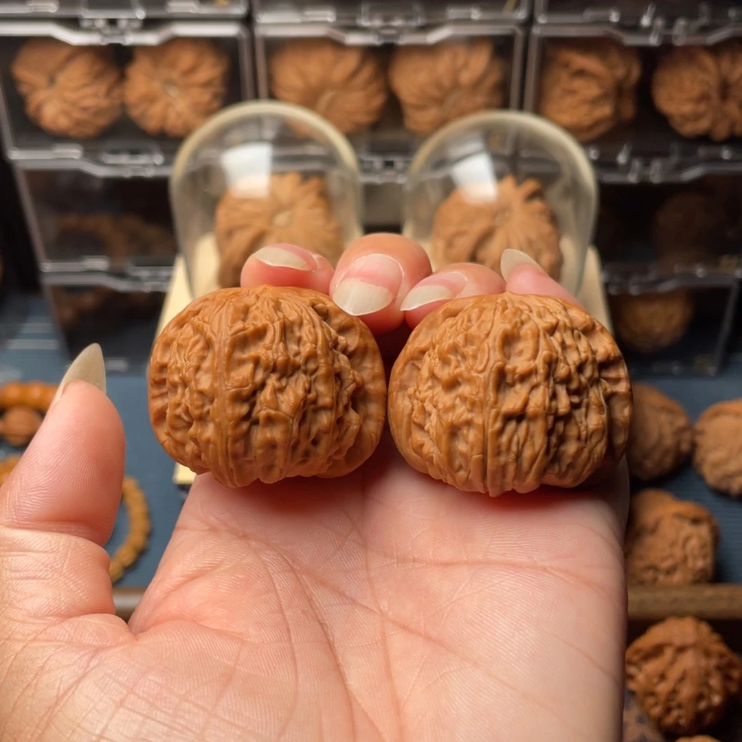 文玩核桃把件39白狮子