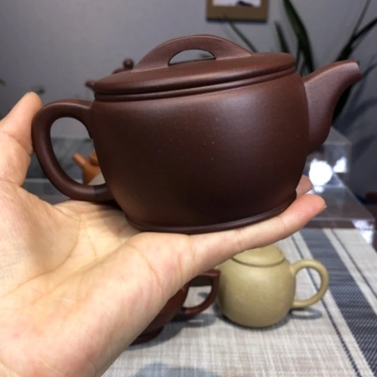 茶壶紫砂祝**家二号井紫泥190c c