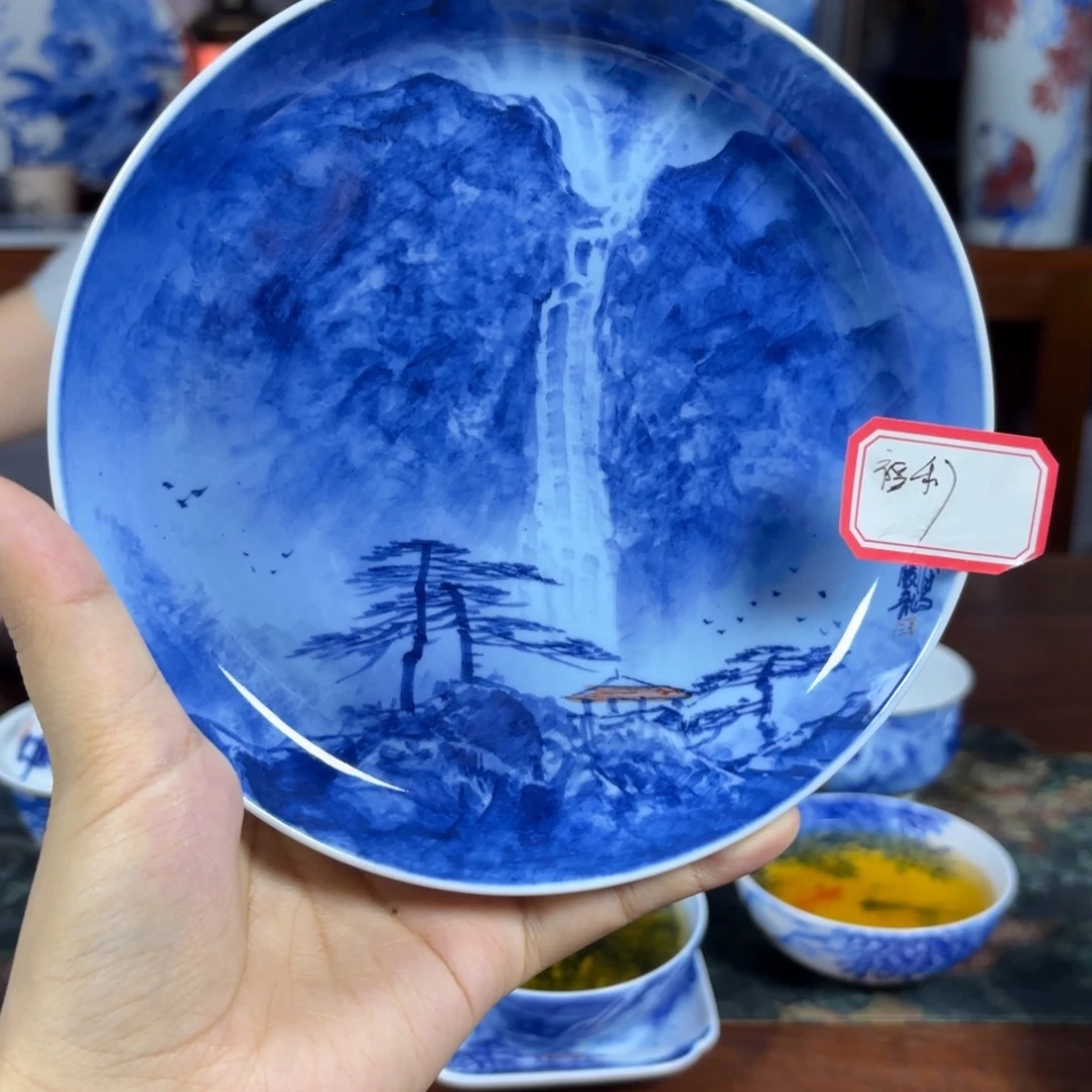 国一王老师手绘山水