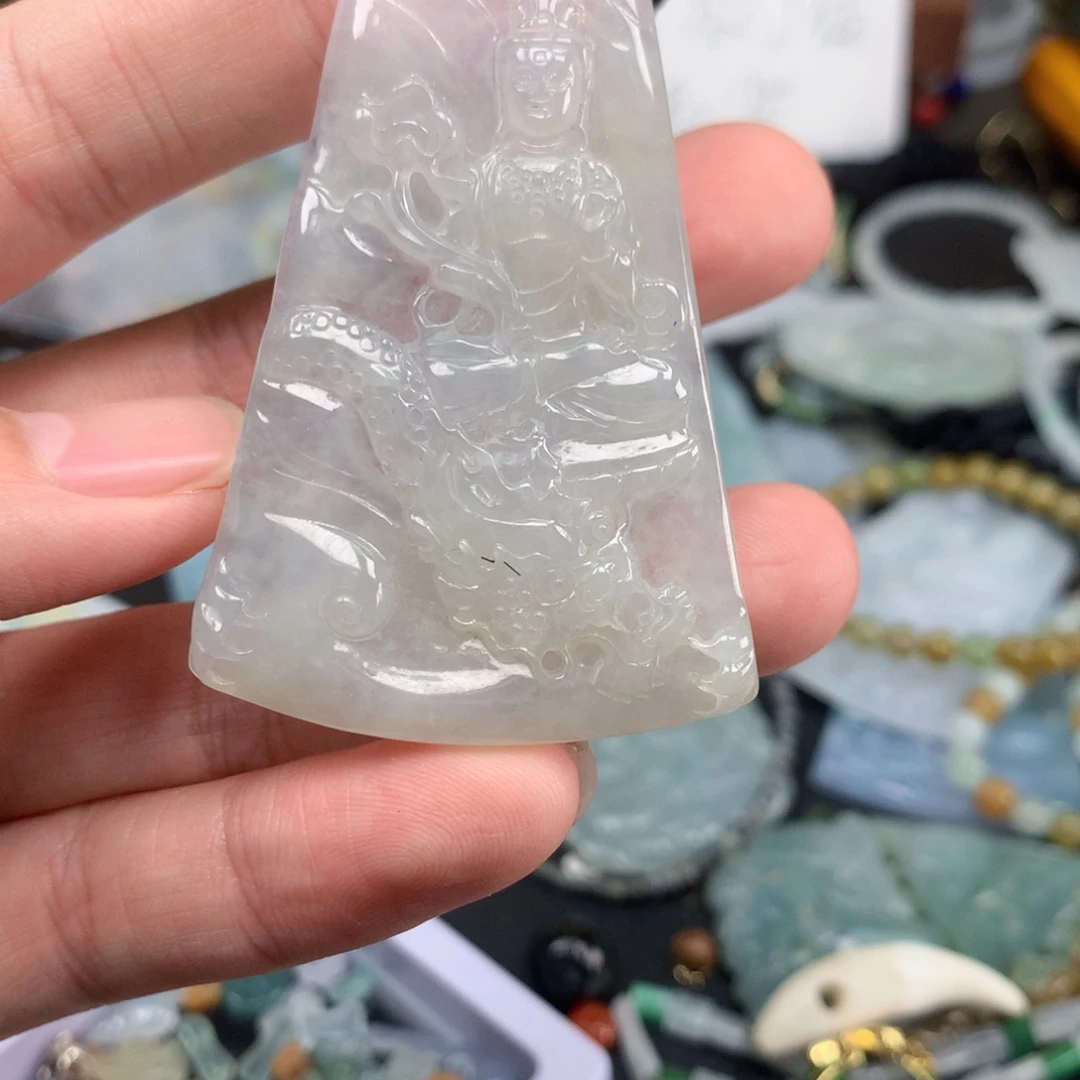 翡翠未镶嵌吊坠(不含链)福利2