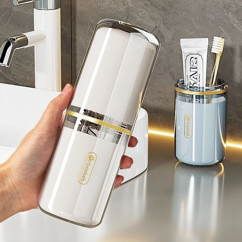 旅行洗漱杯刷牙漱口杯家用杯子便携式情侣款ins牙刷盒旅行便携式