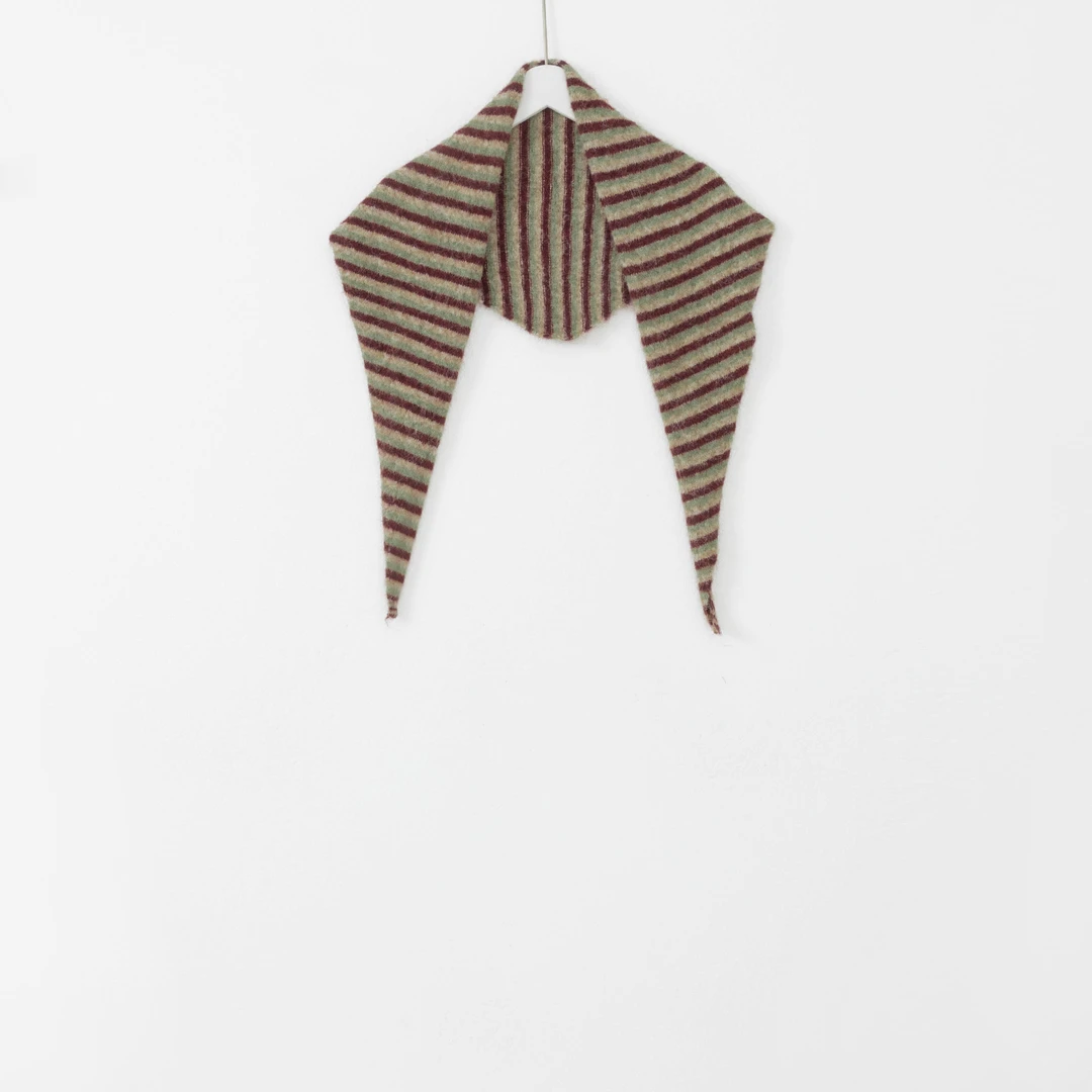 几里与麻 时尚条纹简约百搭披肩 长132宽32 2101747