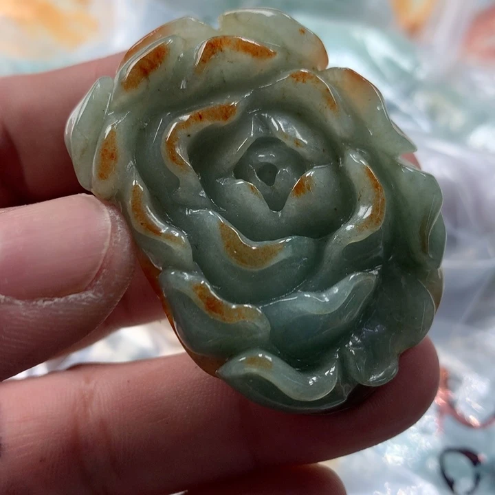 翡翠未镶嵌颈饰保真天然a货翡翠
