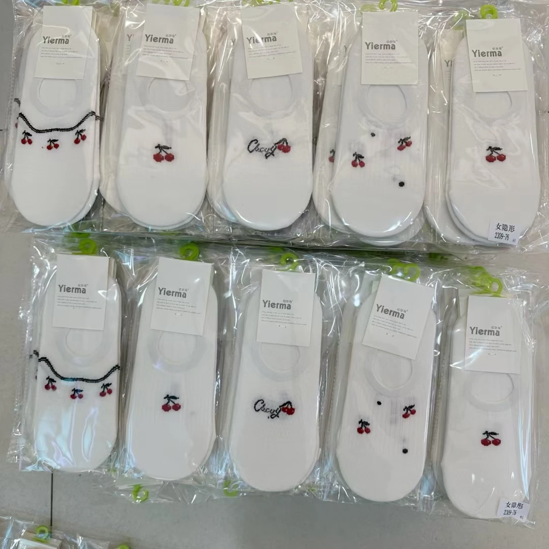 女士隐形休闲短筒船袜夏季超薄透气舒适防滑浅口短袜袜子吸汗百搭