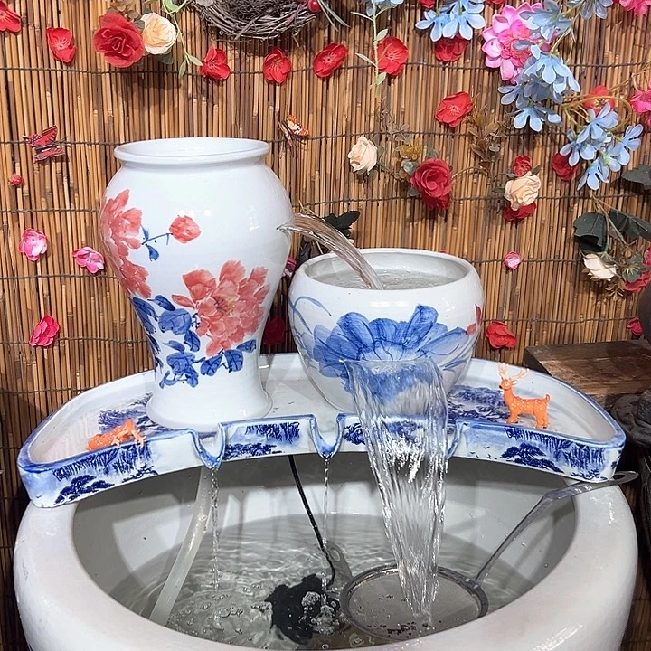 郑***瓷片50手绘流水配齐