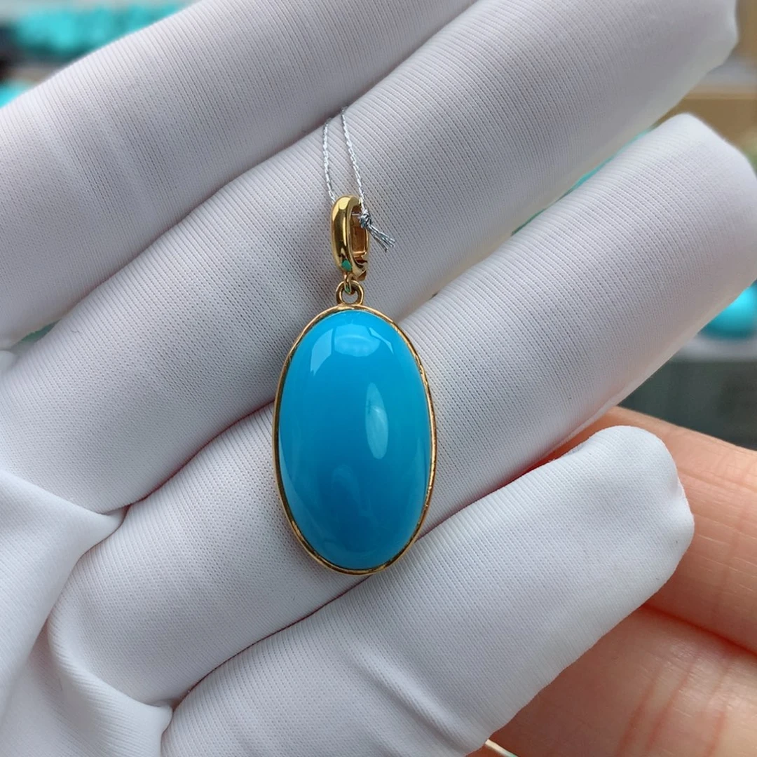 绿松石18K金镶嵌其它