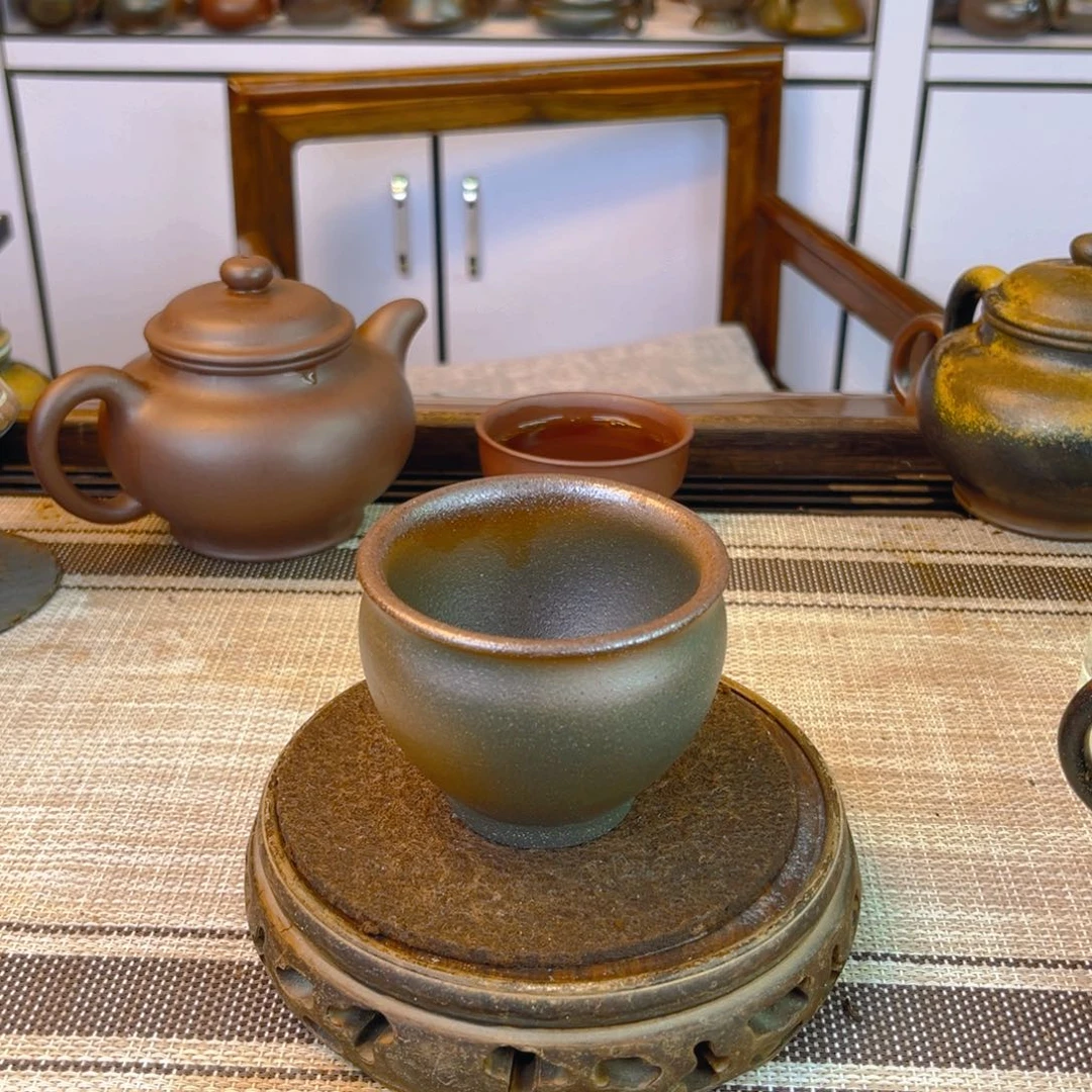 茶壶紫砂紫泥柴烧120cc