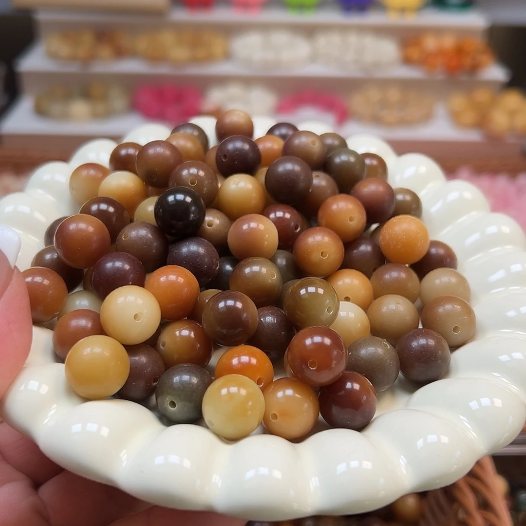 手串菩提根/象牙果微瑕卡13➕非料虎破圆150颗