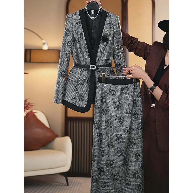 【CiCi小姐】2025春季时尚名媛风洋气修身显瘦套装