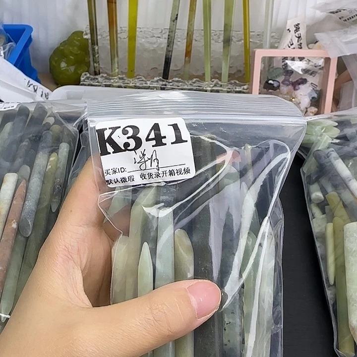 蛇纹石玉合金发饰愿****。