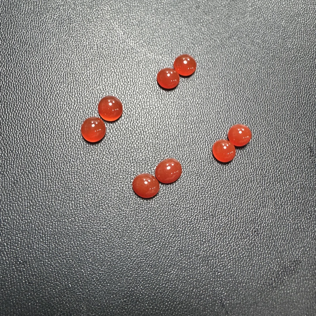 保山南红河湾冰红耳钉