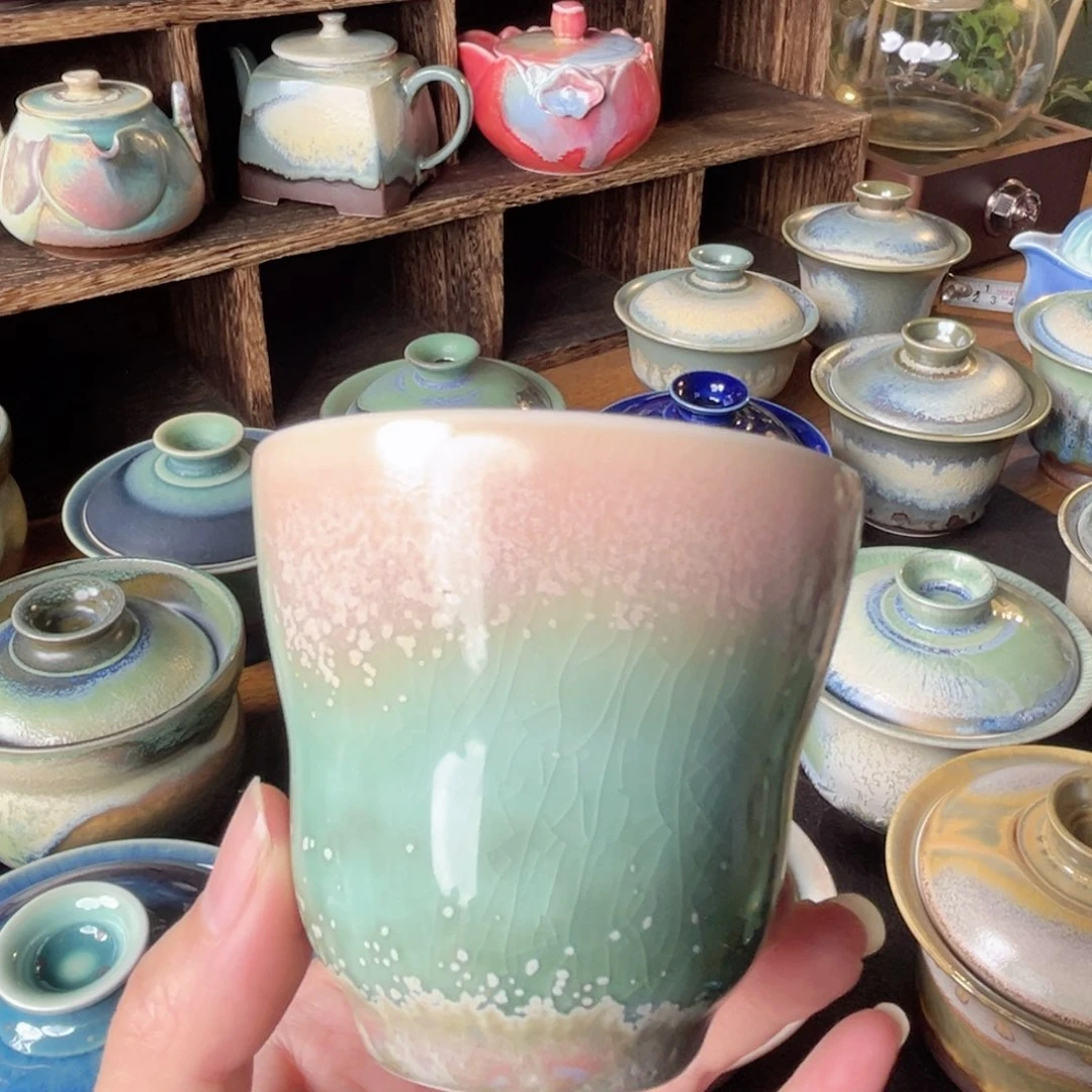 杯纯手工柴烧茶器