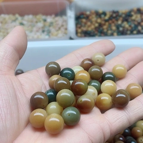 吊坠白玉菩提13精品多宝圆60颗