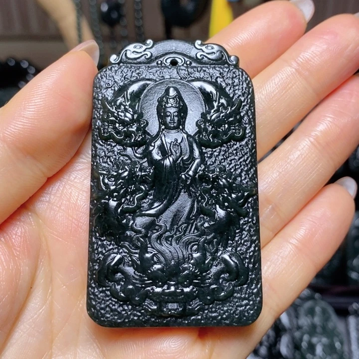 和田玉（青玉）颈饰未镶嵌阳*儿
