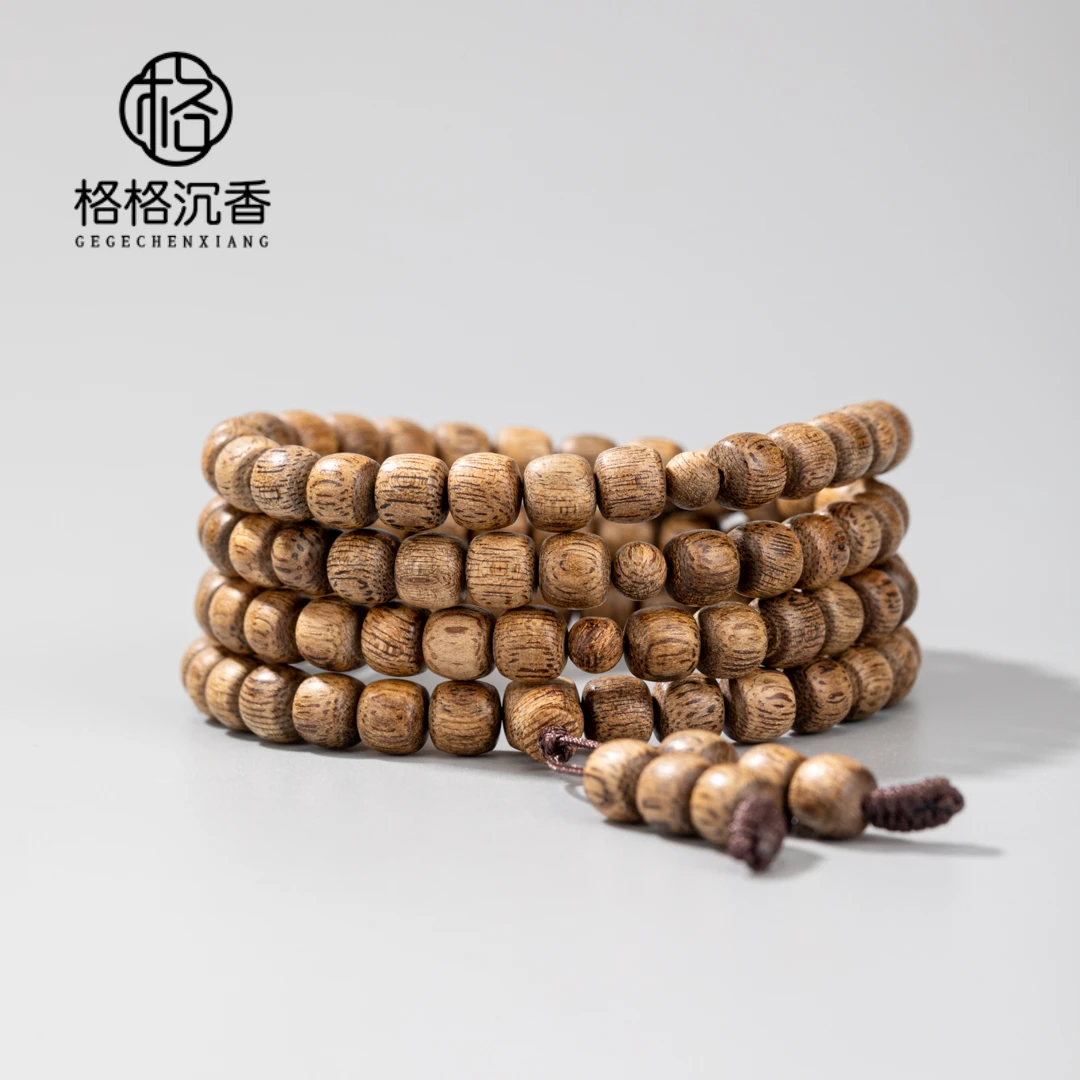 沉香【羊毛款】柬越交界鼓珠念珠沉香13g+03024617