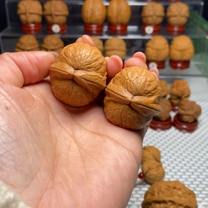 早***雨文玩核桃把件3霸王筋