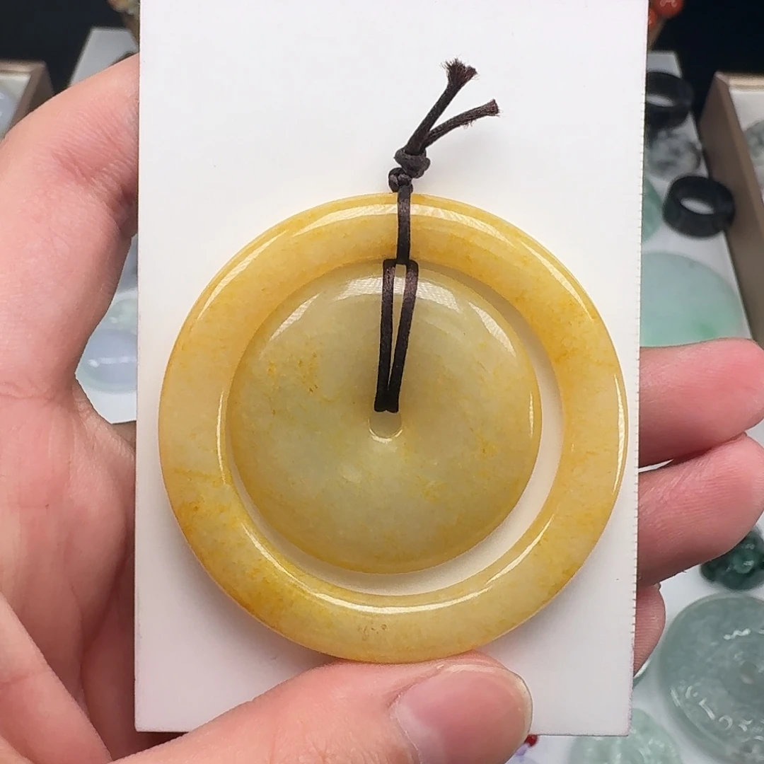 翡翠未镶嵌颈饰天然翡翠