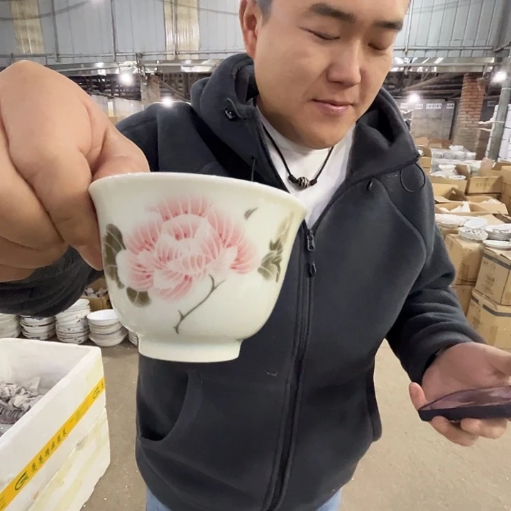 瓷片景德镇陶瓷陶瓷主人杯