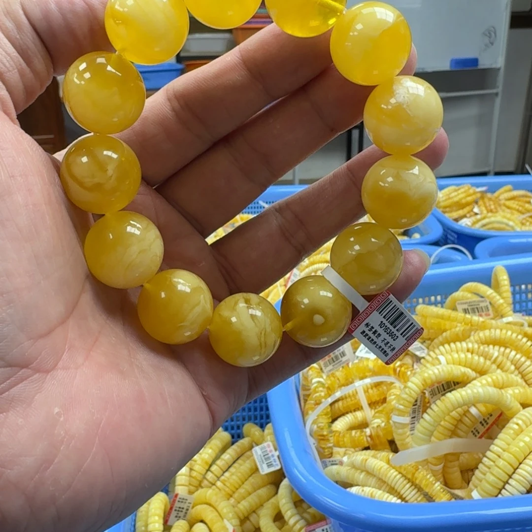 ╳***′琥珀未镶嵌手链蜜蜡手串