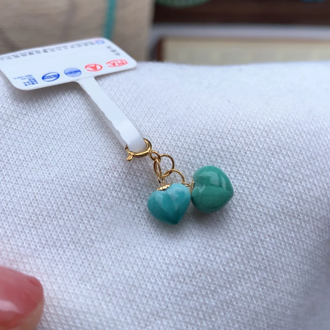 绿松石18K金镶嵌绿松石