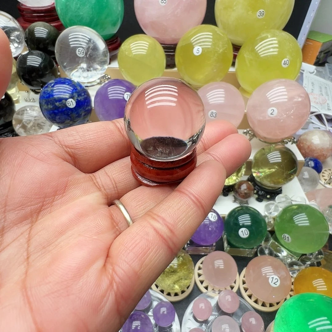 水晶未镶嵌珠宝半成品