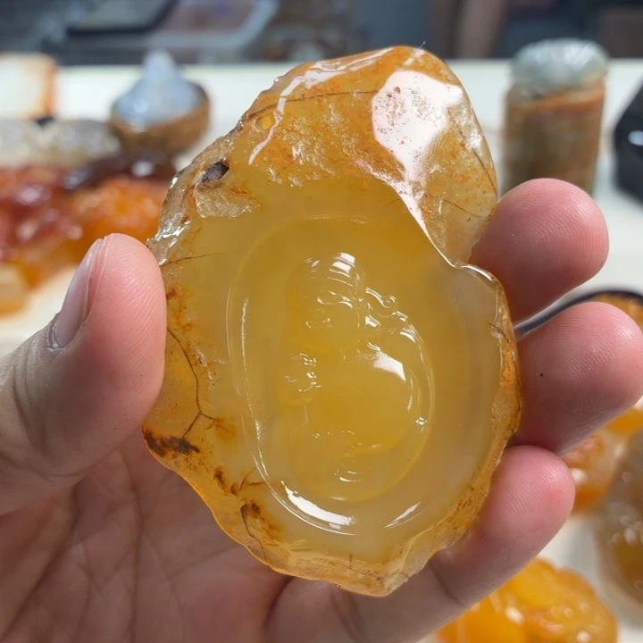 玛瑙/玉髓吊坠(不含链)未镶嵌