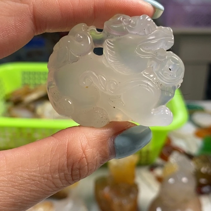 玛瑙/玉髓未镶嵌吊坠(不含链)