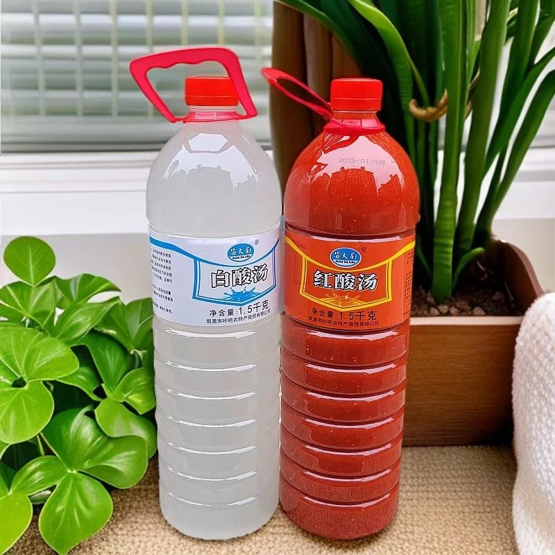 正宗凯里苗家红酸汤美味清香传统发酵自然酿造浓郁纯正食用酸汤料