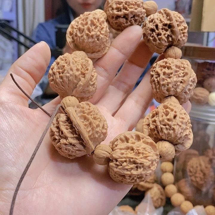 【闪购商品】文玩核桃把件随*33金锭元宝手持