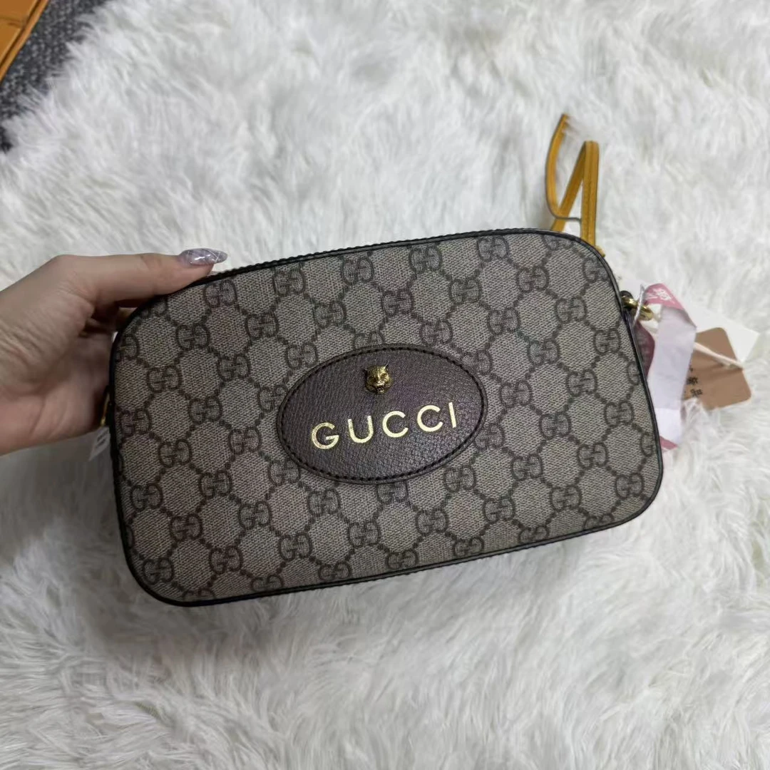 95新 GUCCI/古驰 古驰虎头腰包/二奢包包