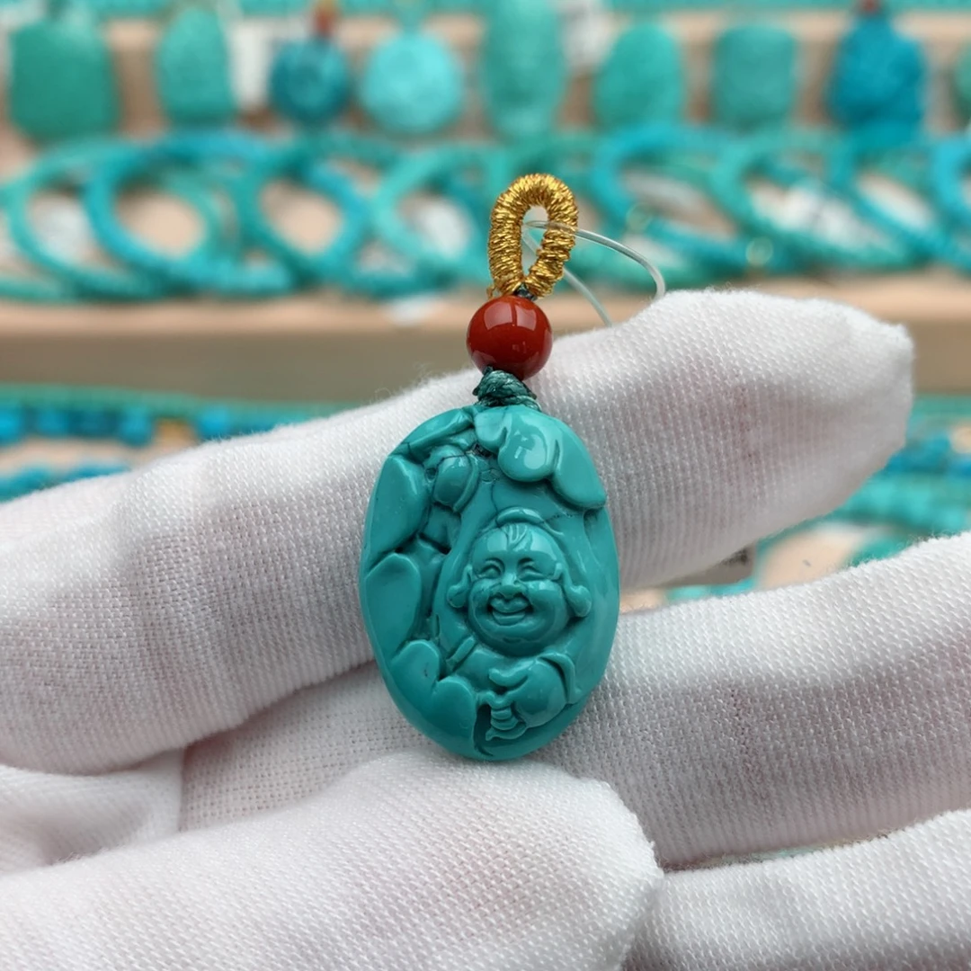 绿松石未镶嵌珠宝奇石17mm