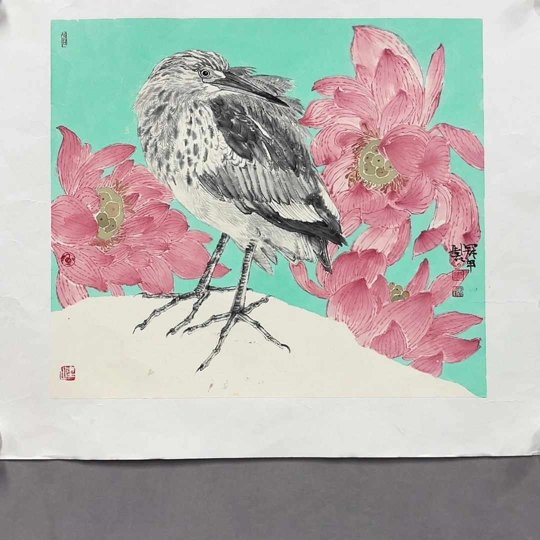 国画亲笔手绘放心去藏