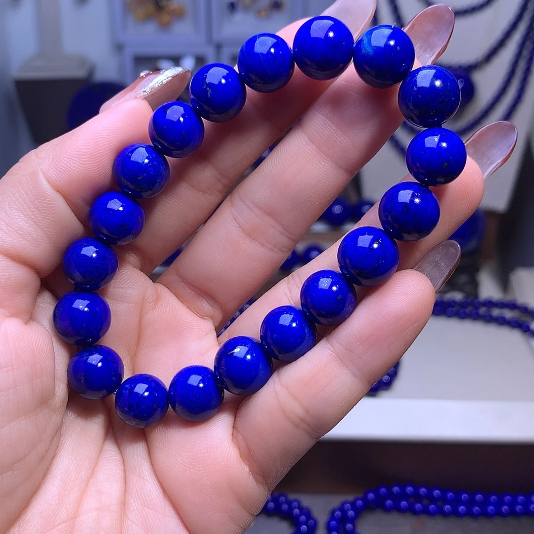 青金石未镶嵌手串11.2m克莱因蓝