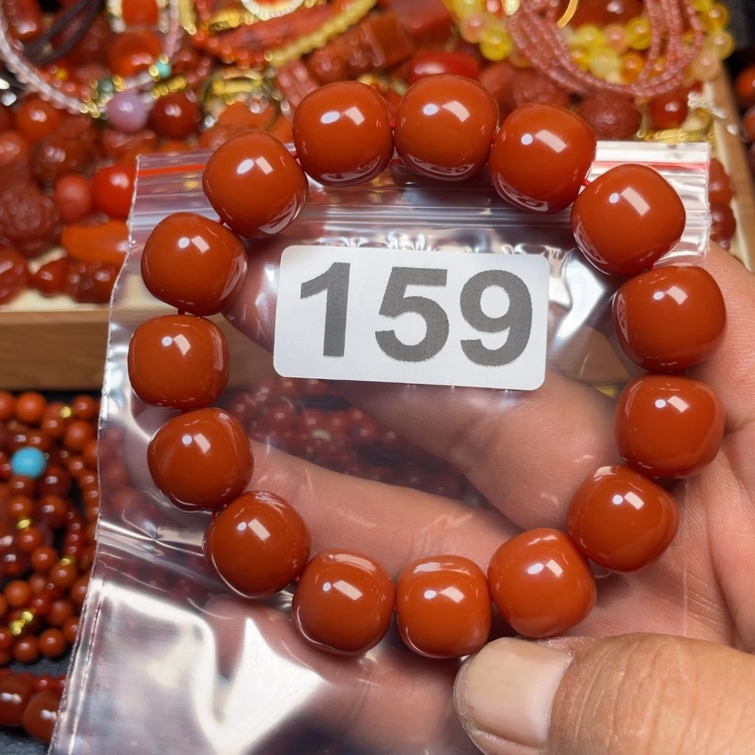 南红玛瑙手链合金Y*