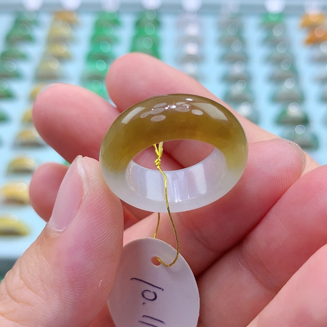 未镶嵌戒指翡翠1011圈