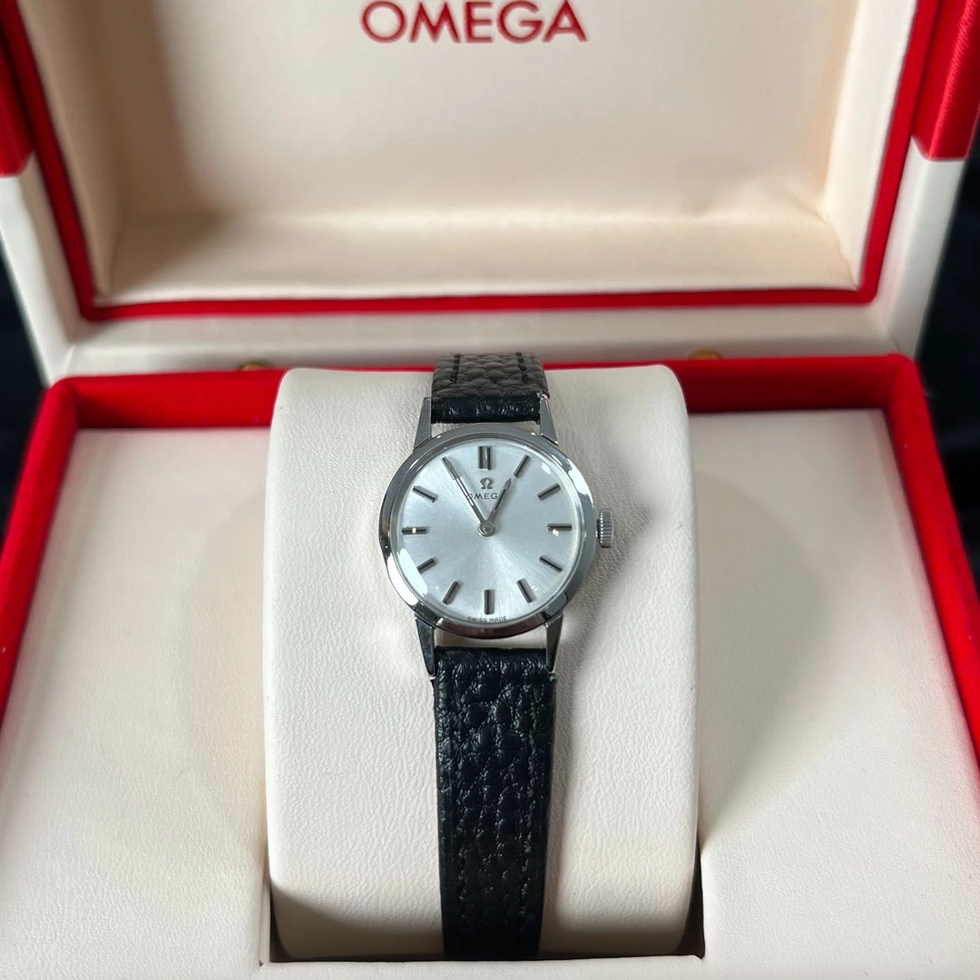 95新 Omega/欧米茄 21.5mm手动机械YTS3512蝶飞瑞士名表杏1