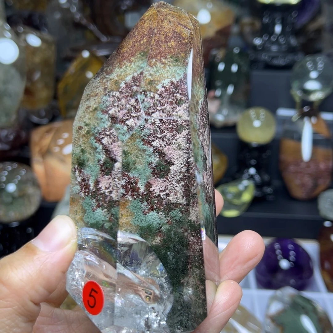 水晶摆件未镶嵌清*园摆件