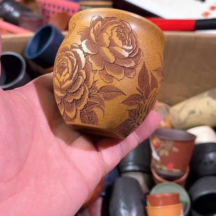 茶杯紫砂全手工紫砂主人杯