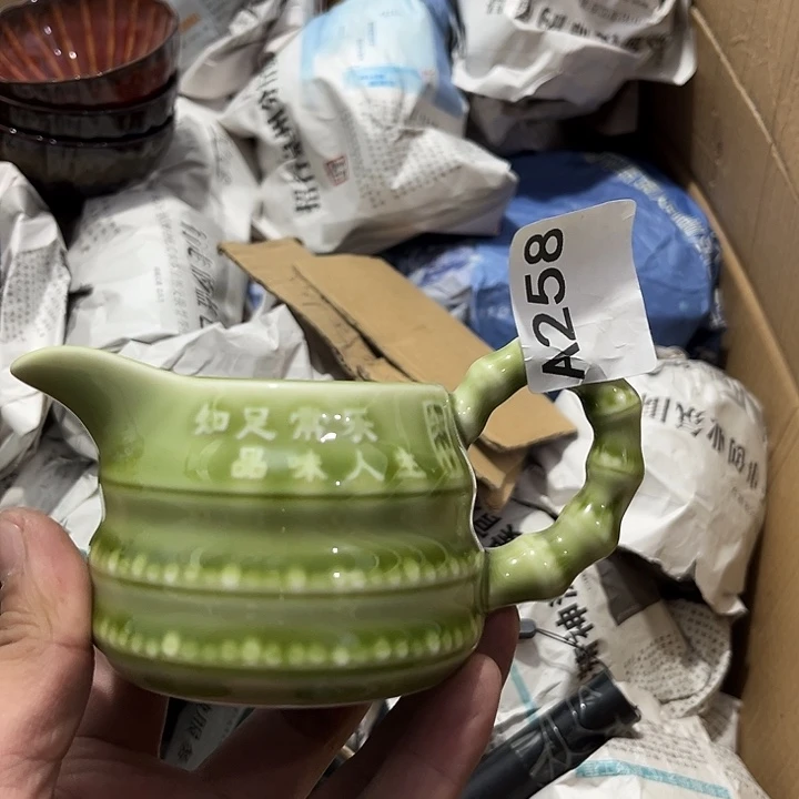 ****张瓷片茶摆件工艺品摆件666