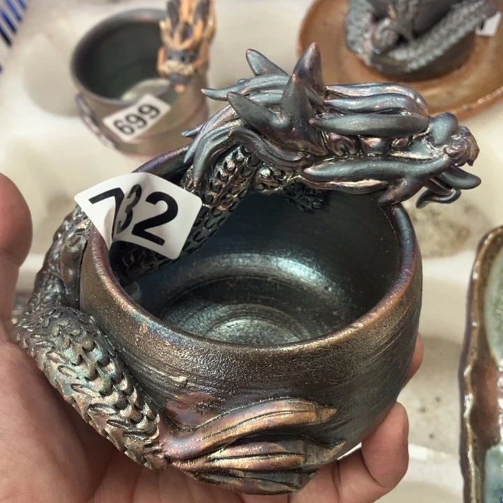 柴烧杯子宝瓶大放漏。