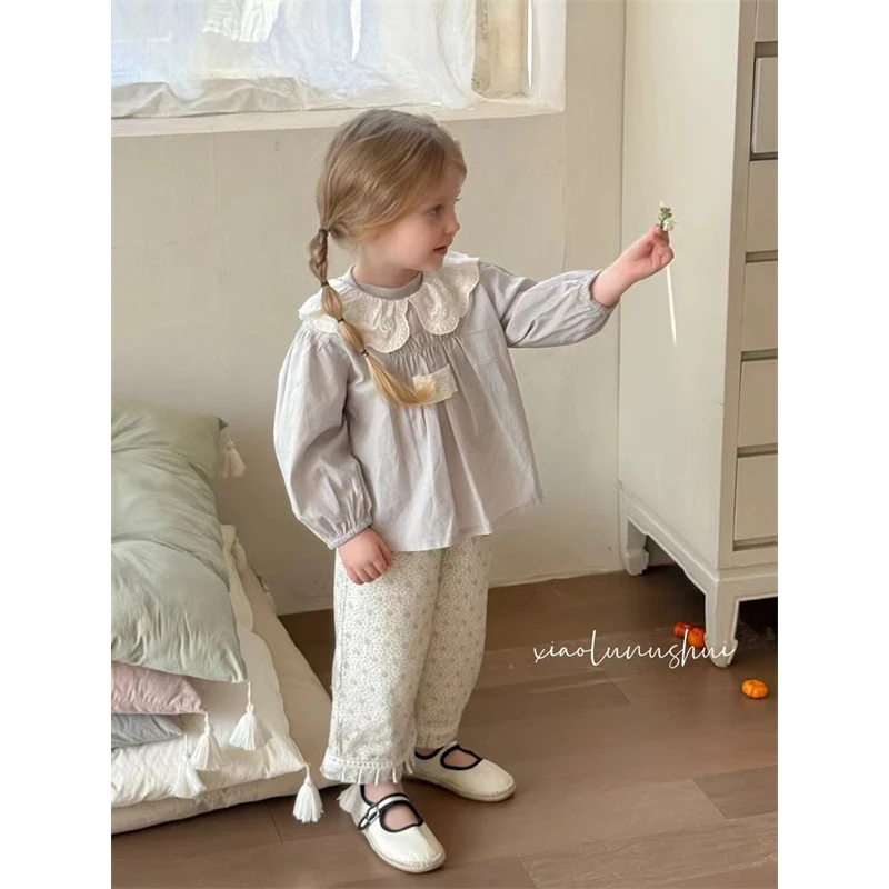 AA62~XLMS·25春~韩版碎花休闲裤25010