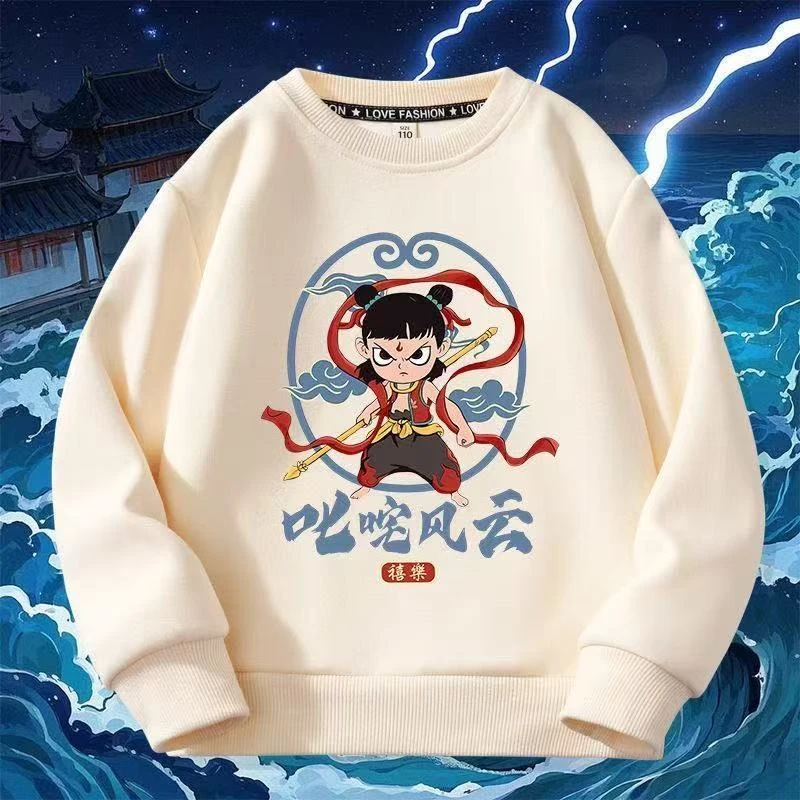 儿童卫衣春秋男女童休闲上衣中大童套头